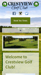 Mobile Screenshot of crestviewgolfclub.com